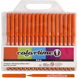 Colortime Marker, Strichstärke 2 mm, Orange, 18 Stk/ 1 Pck