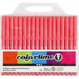 Colortime Marker, Strichstärke 2 mm, Pink, 18 Stk/ 1 Pck