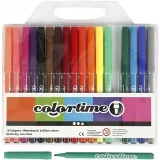 Colortime Marker, Strichstärke 2 mm, Sortierte Farben, 18 Stk/ 1 Pck