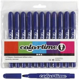 Colortime Marker, Strichstärke 5 mm, Dunkelblau, 12 Stk/ 1 Pck