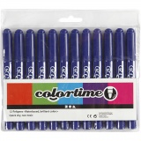 Colortime Marker, Strichstärke 5 mm, Dunkelblau, 12 Stk/ 1 Pck