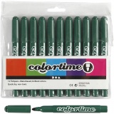 Colortime Marker, Strichstärke 5 mm, Grün, 12 Stk/ 1 Pck