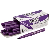 BIC Visa Color Filzstifte, Strichstärke 3 mm, Dunkellila, 12 Stk/ 1 Pck