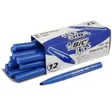 BIC Visa Color Filzstifte, Strichstärke 3 mm, Dunkelblau, 12 Stk/ 1 Pck