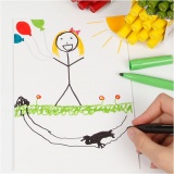 BIC Visa Color Filzstifte - Sortiment, Strichstärke 3 mm, Sortierte Farben, 12x24 Stk/ 1 Pck