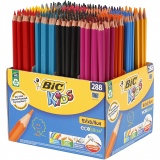 BIC Evolution Buntstifte, L 17,5 cm, Mine 3 mm, Sortierte Farben, 288 Stk/ 1 Pck