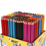 BIC Evolution Buntstifte, L 17,5 cm, Mine 3 mm, Sortierte Farben, 288 Stk/ 1 Pck