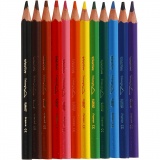BIC Evolution Buntstifte, L 14 cm, Mine 5 mm, Sortierte Farben, 12 Stk/ 1 Pck