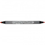 Colortime Dual-Filzstifte, Strichstärke 2,3+3,6 mm, Standard-Farben, 20 Stk/ 1 Pck