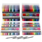 Colortime Dual-Filzstifte, Strichstärke 2,3+3,6 mm, Standard-Farben, Zusätzliche Farben, 24 Pck/ 1 Pck