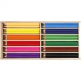 Buntstifte, Mine 3 mm, Sortierte Farben, 144 Stk/ 1 Pck