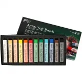 Gallery Weiche Pastellkreide, L 6,5 cm, Dicke 10 mm, Sortierte Farben, 12 Stk/ 1 Pck