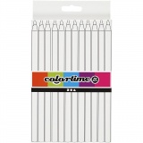 Colortime Buntstifte, L 17,45 cm, Mine 5 mm, JUMBO, Gelb, 12 Stk/ 1 Pck