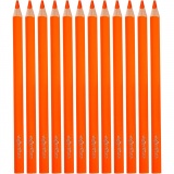 Colortime Buntstifte, L 17,45 cm, Mine 5 mm, JUMBO, Orange, 12 Stk/ 1 Pck