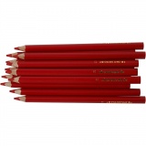 Colortime Buntstifte, L 17,45 cm, Mine 5 mm, JUMBO, Rot, 12 Stk/ 1 Pck