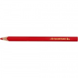 Colortime Buntstifte, L 17,45 cm, Mine 5 mm, JUMBO, Rot, 12 Stk/ 1 Pck