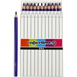 Colortime Buntstifte, L 17,45 cm, Mine 5 mm, JUMBO, Flieder, 12 Stk/ 1 Pck