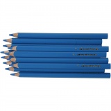 Colortime Buntstifte, L 17,45 cm, Mine 5 mm, JUMBO, Blau, 12 Stk/ 1 Pck