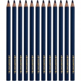 Colortime Buntstifte, L 17,45 cm, Mine 5 mm, JUMBO, Dunkelblau, 12 Stk/ 1 Pck