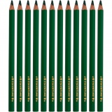 Colortime Buntstifte, L 17,45 cm, Mine 5 mm, JUMBO, Grün, 12 Stk/ 1 Pck