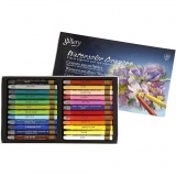 Gallery Aquarell-Kreide, L 9,3 cm, Sortierte Farben, 24 Stk/ 1 Pck