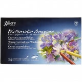Gallery Aquarell-Kreide, L 9,3 cm, Sortierte Farben, 24 Stk/ 1 Pck