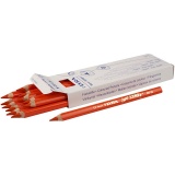 Super Ferby 1 Buntstifte, L 18 cm, Mine 6,25 mm, Orange, 12 Stk/ 1 Pck