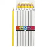 Colortime Buntstifte, L 17 cm, Mine 3 mm, Gelb, 12 Stk/ 1 Pck