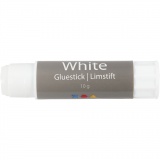 Klebestift, weiß, Rund, 10 g, 2 Stk/ 1 Pck