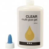 Clear Multi-Gelkleber, 236 ml/ 1 Fl.
