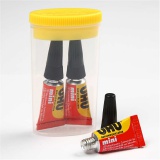 UHU Sekundenkleber, 3x1 g/ 1 Pck
