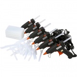 Klebepistolen mit Kleber, 130 °C - Niedrigtemperatur, EU, 1 Set