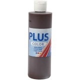 Plus Color Bastelfarbe, Schokolade, 250 ml/ 1 Fl.