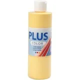 Plus Color Bastelfarbe, Krokusgelb, 250 ml/ 1 Fl.
