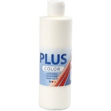 Plus Color Bastelfarbe, Naturweiß, 250 ml/ 1 Fl.