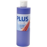 Plus Color Bastelfarbe, Ultramarinblau, 250 ml/ 1 Fl.