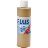 Plus Color Bastelfarbe, Gold, 250 ml/ 1 Fl.