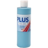 Plus Color Bastelfarbe, Türkis, 250 ml/ 1 Fl.