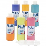 Plus Color Bastelfarbe, 6x250 ml/ 1 Pck