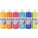 Plus Color Bastelfarbe, 6x250 ml/ 1 Pck