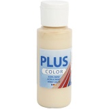 Plus Color Bastelfarbe, Elfenbeinbeige, 60 ml/ 1 Fl.