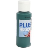 Plus Color Bastelfarbe, Dunkelgrün, 60 ml/ 1 Fl.