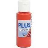 Plus Color Bastelfarbe, Brillantrot, 60 ml/ 1 Fl.