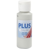 Plus Color Bastelfarbe, Hellgrau, 60 ml/ 1 Fl.