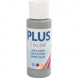 Plus Color Bastelfarbe, Regengrau, 60 ml/ 1 Fl.