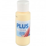 Plus Color Bastelfarbe, Hellgelb, 60 ml/ 1 Fl.