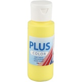 Plus Color Bastelfarbe, Primärgelb, 60 ml/ 1 Fl.