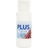Plus Color Bastelfarbe, Weiß, 60 ml/ 1 Fl.