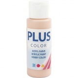 Plus Color Bastelfarbe, Pfirsich, 60 ml/ 1 Fl.