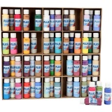 Plus Color Bastelfarbe, Sortierte Farben, 60x60 ml/ 1 Pck